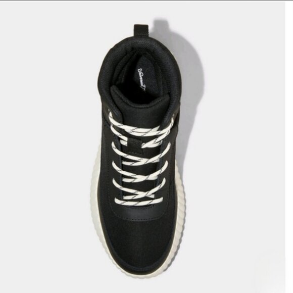 Women's Shyla Platform Hiker Boots - Universal Thread Black 7 - Picture 2 of 8